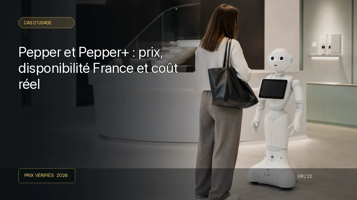 Robot social à tablette et base roulante dans un espace d'accueil